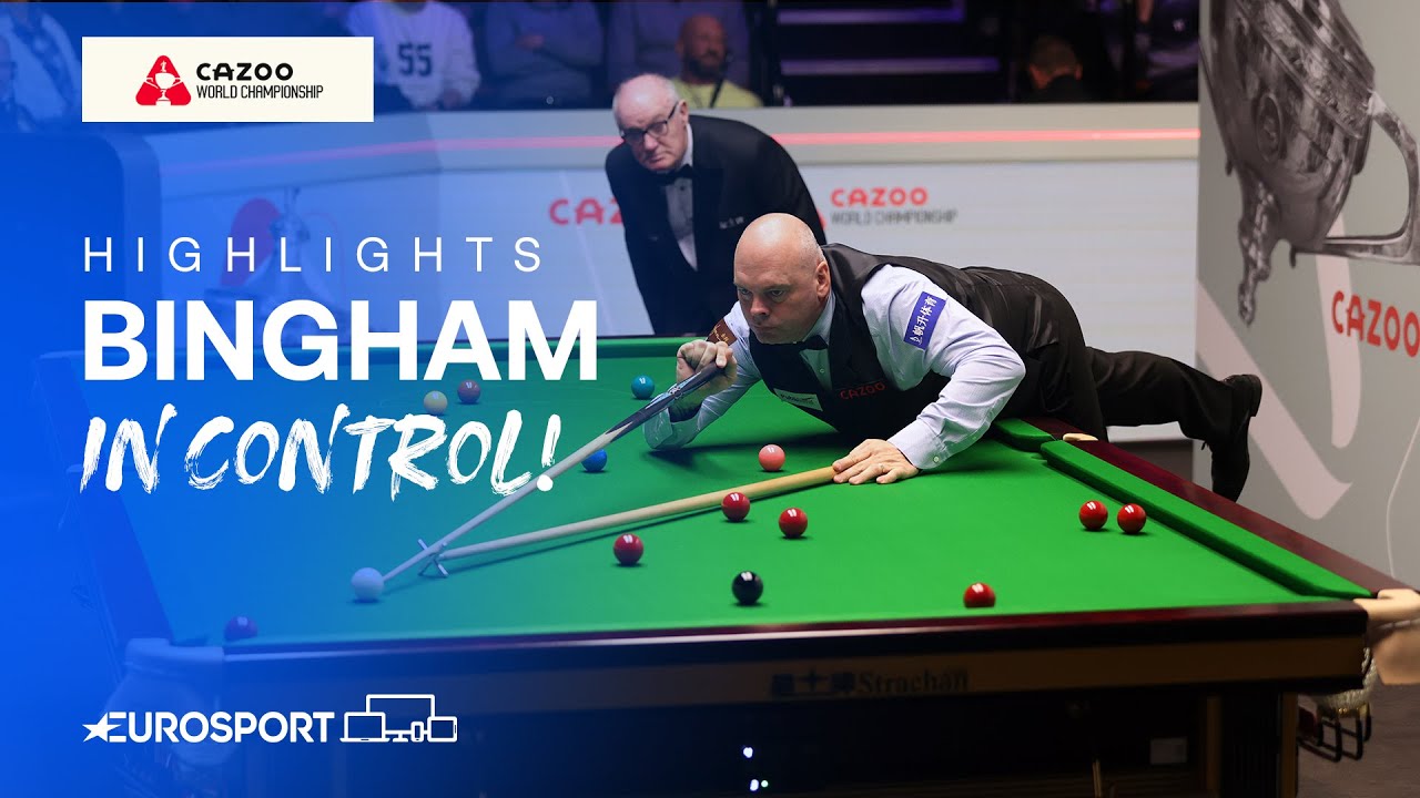 Jack Lisowski facing Stuart Bingham at the 2024 World Championship
