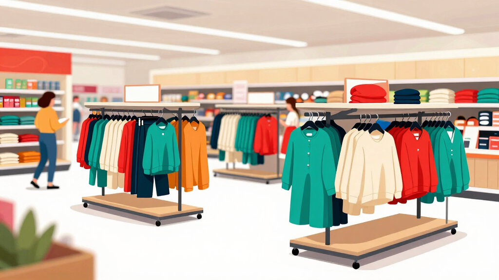 Joe Fresh clothing brand display at Loblaws grocery store