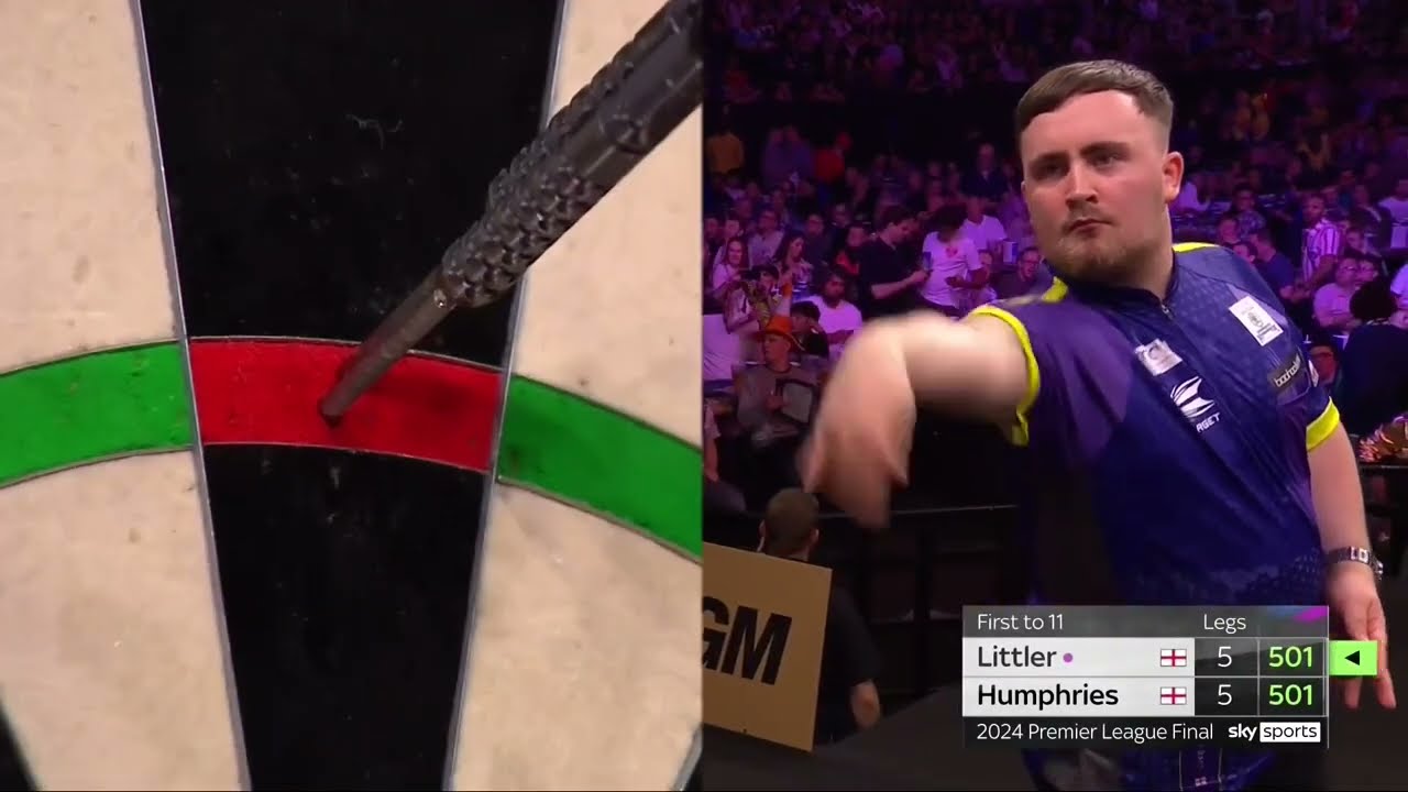Luke Littler nine-darter Premier League Final
