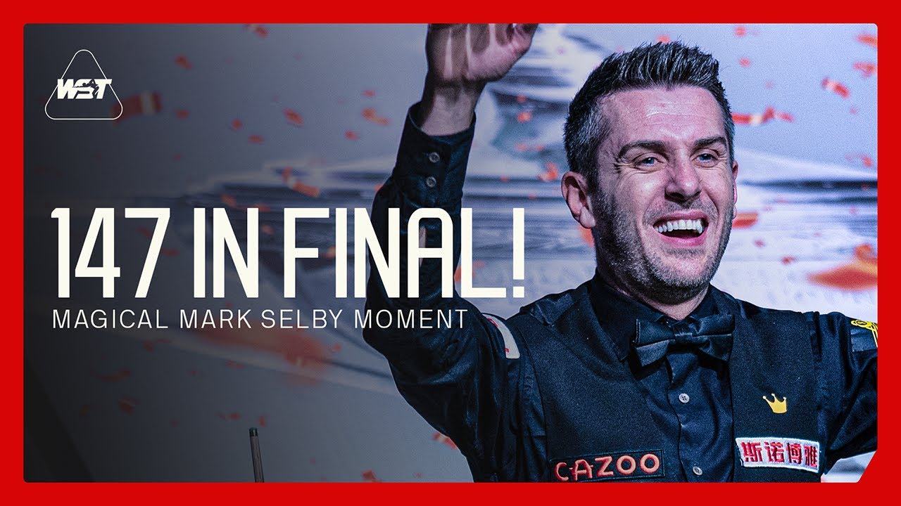 Mark Selby 147 break World Snooker Championship final historic
