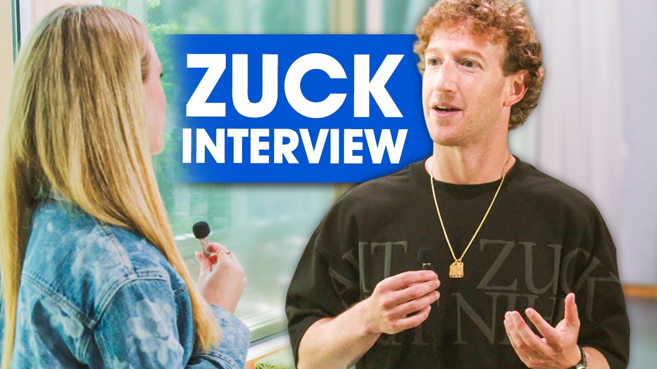 Mark Zuckerberg discussing the future of technology