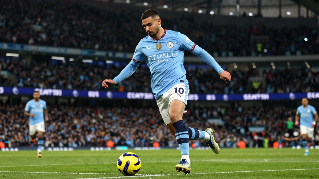 Phil Foden Manchester City Premier League action