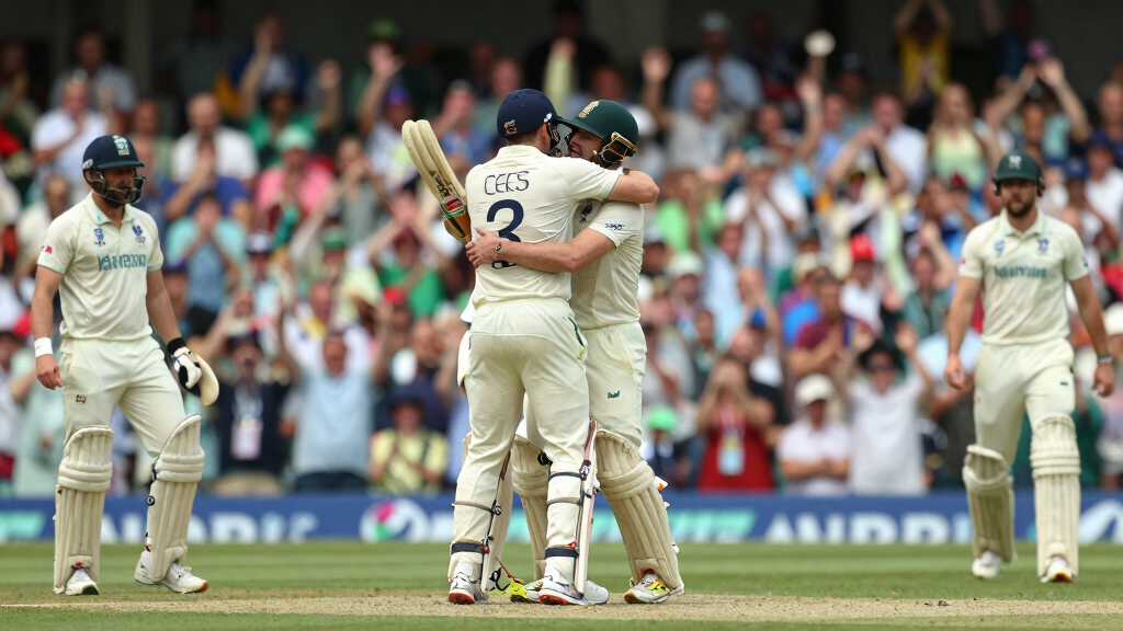 England cricket victory celebration Ashes win