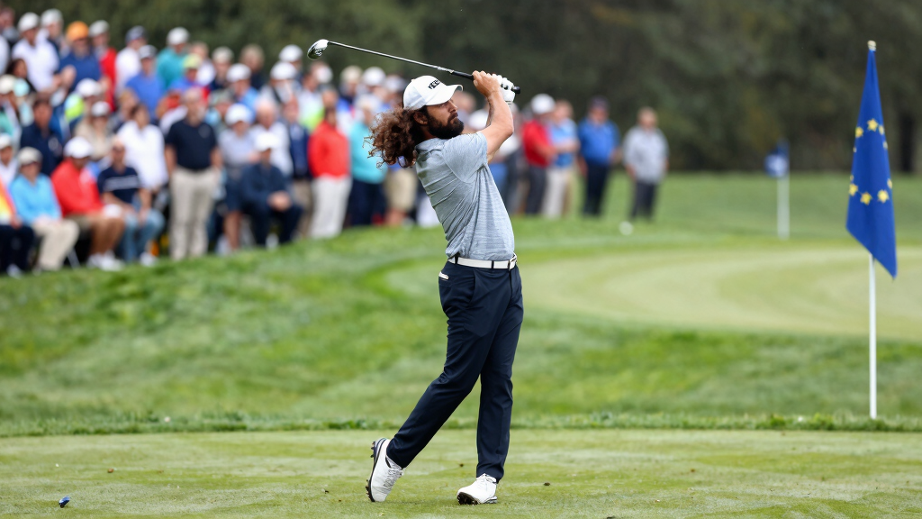 Tommy Fleetwood at Ryder Cup