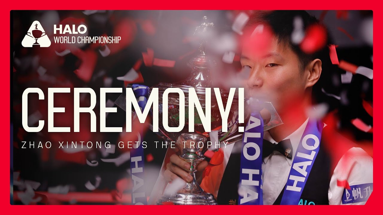 Zhao Xintong World Championship victory ceremony 2025