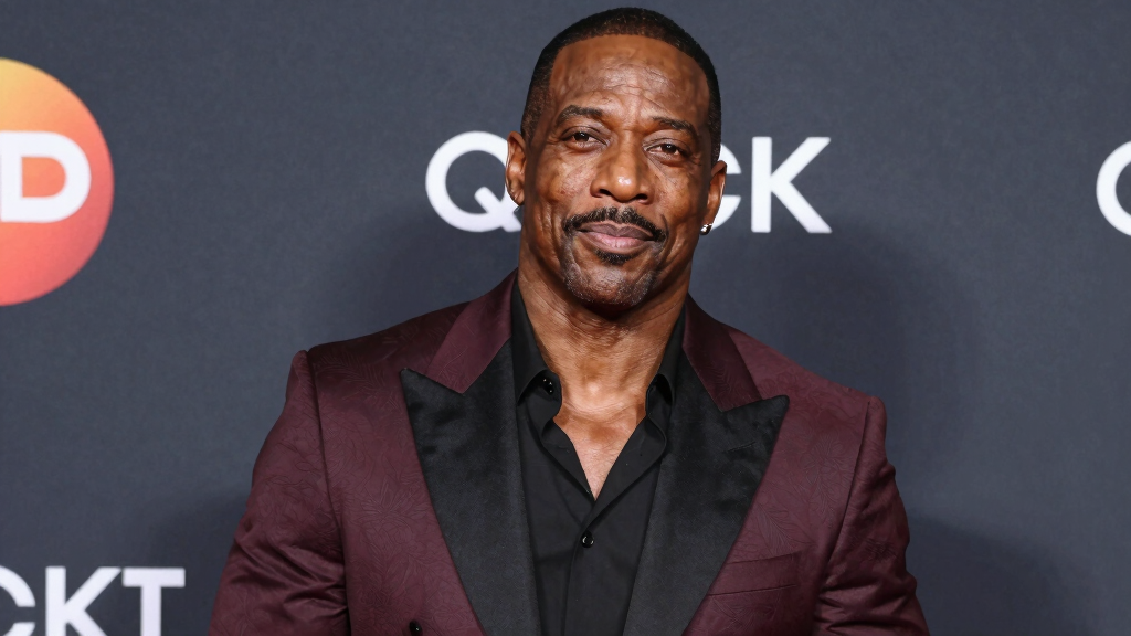 Rapper and entertainment mogul at press event
