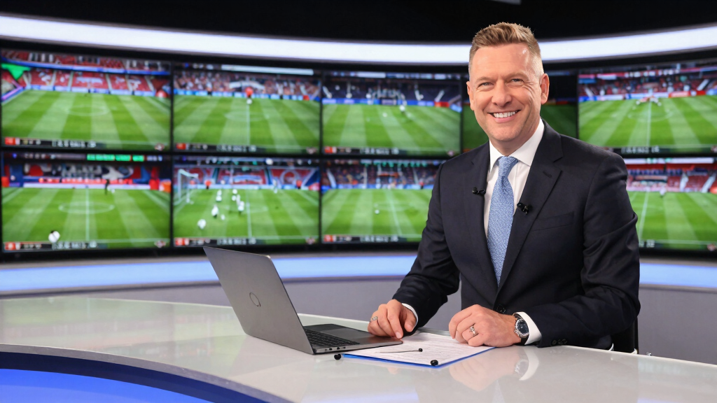 Shearer in his role as BBC Match of the Day pundit