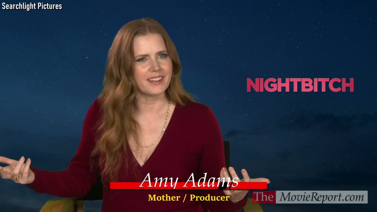 Amy Adams Nightbitch movie press interview 4K