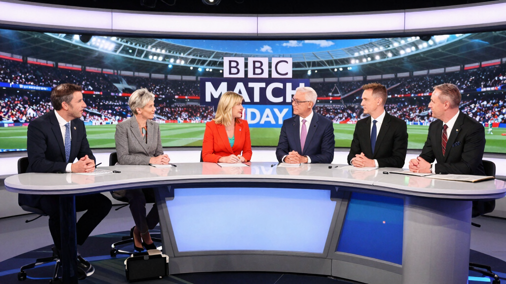 BBC Match of the Day television studio