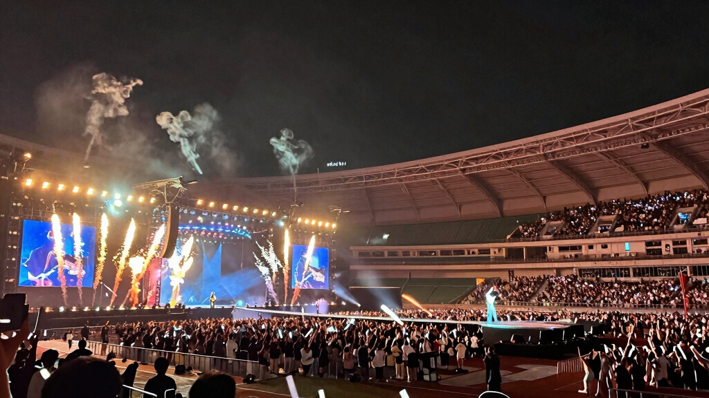 Bruno Mars stadium concert performer