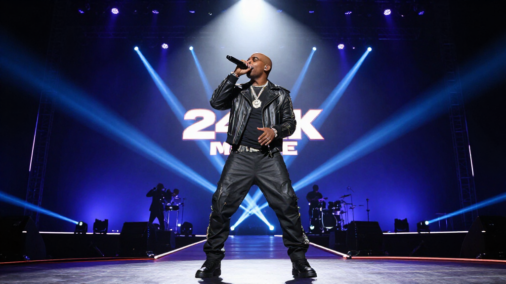 Bruno Mars spectacular concert stage show live performance