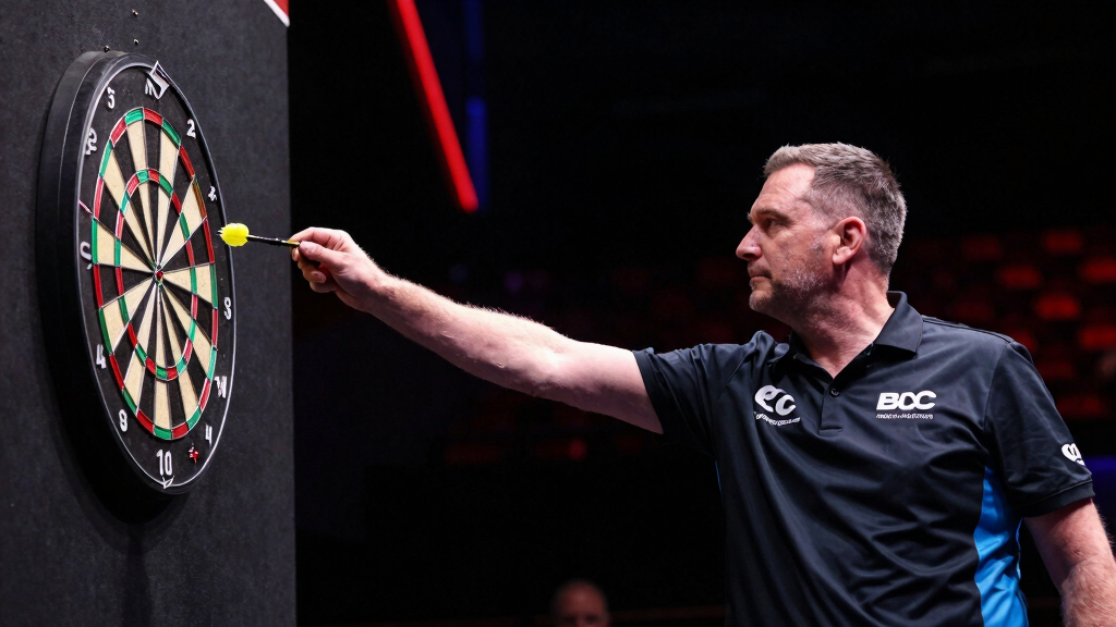 Damon Heta The Heat Australian darts player PDC stage