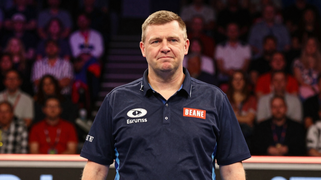 Gary Anderson darts champion portrait