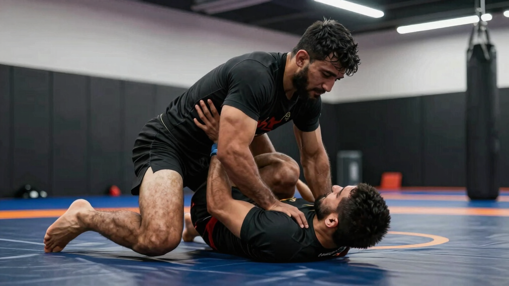 Islam Makhachev MMA training