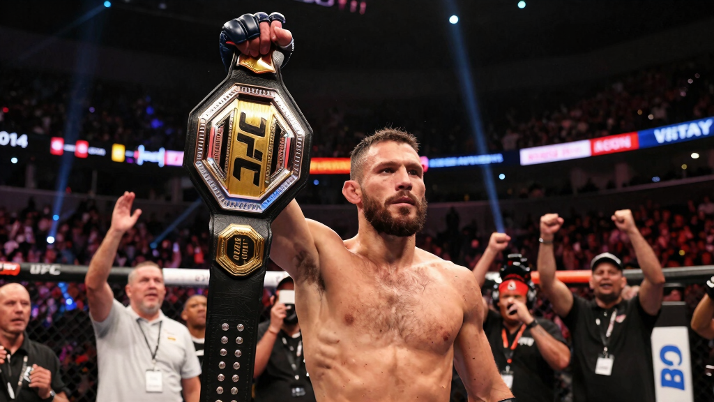 Islam Makhachev champion victory