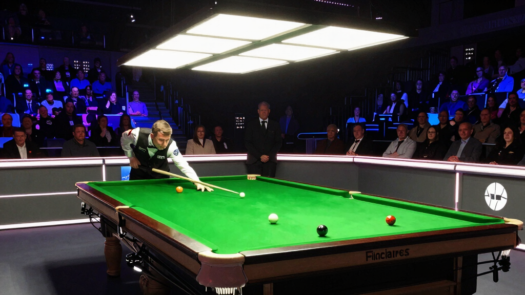 The Masters final at Alexandra Palace — Joe Perry reached the 2017 Masters final, losing to Ronnie O'Sullivan 10-7