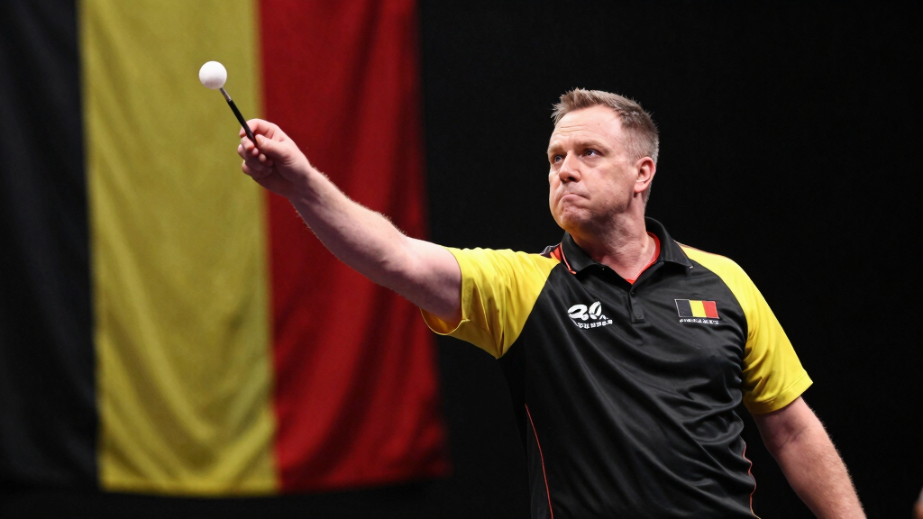 Kim Huybrechts The Hurricane Belgian darts player professional PDC