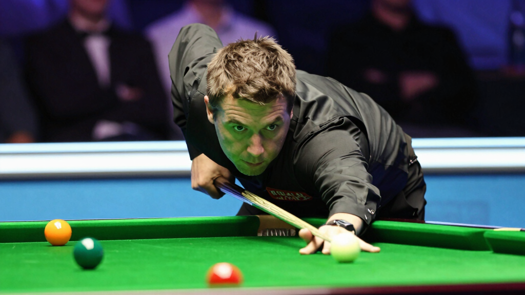 Marco Fu competing at a major snooker championship