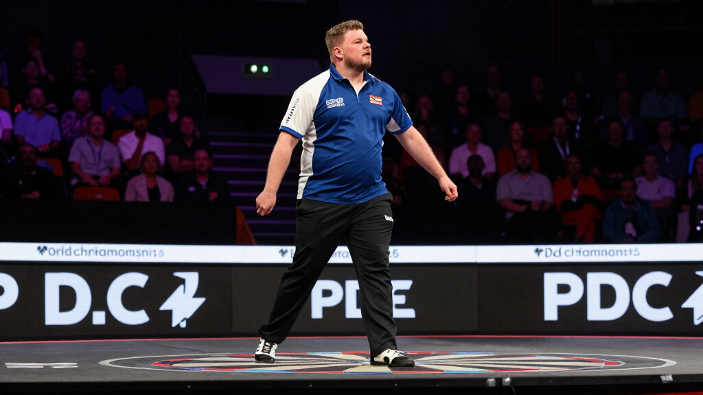 Ryan Searle competing at PDC World Championship 2026 at Alexandra Palace