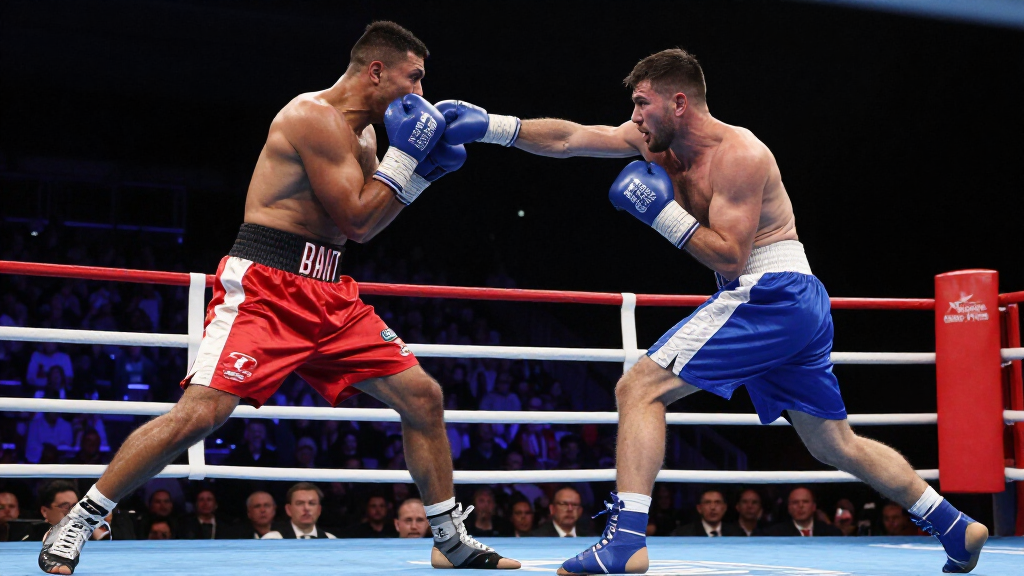 Teofimo Lopez boxing match action