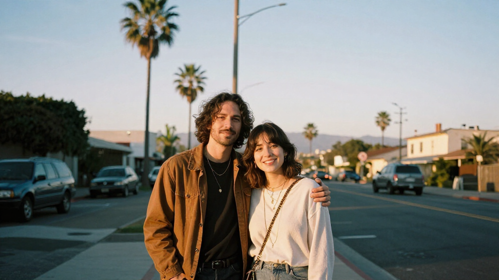 Los Angeles California bohemian musician artist creative lifestyle film industry family sunset golden hour