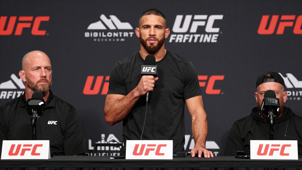 Islam Makhachev UFC press conference
