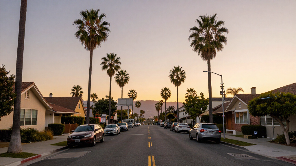 Compton California neighborhood representing Kendrick Lamar humble origins