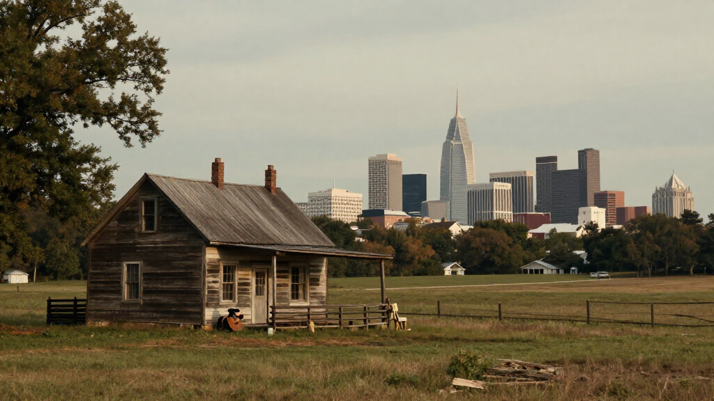 Tennessee countryside landscape Nashville music city americana roots