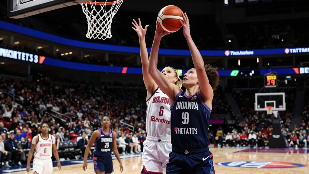 Paige Bueckers WNBA game action