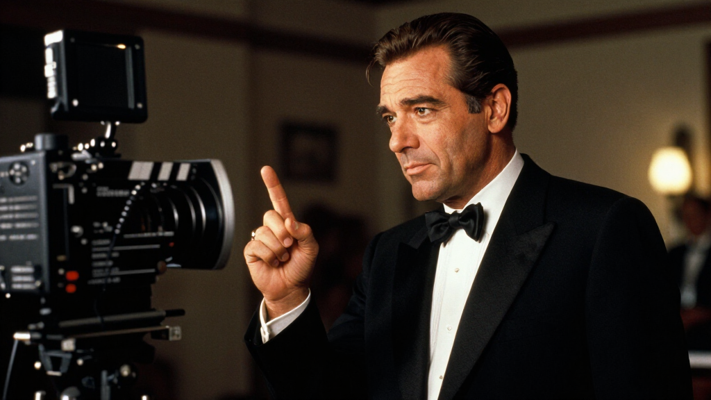 Robert De Niro on a Hollywood film set