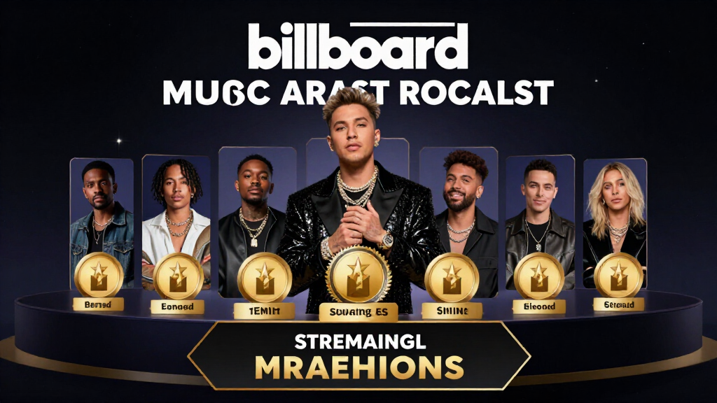 Music chart record breaking billboard celebration artist achievement streaming milestone global success
