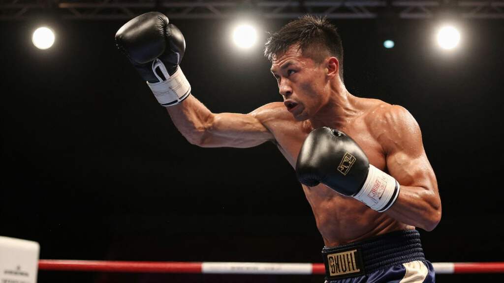 Teofimo Lopez boxing in the ring