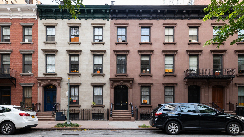 New York City Manhattan skyline Hell's Kitchen neighbourhood streets representing actor's origins