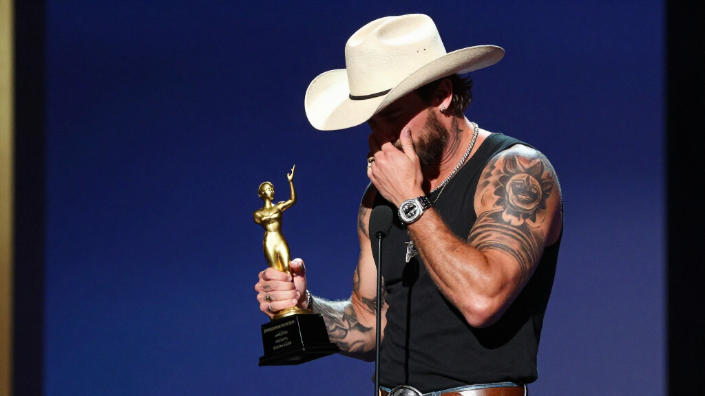 Jelly Roll at an awards ceremony
