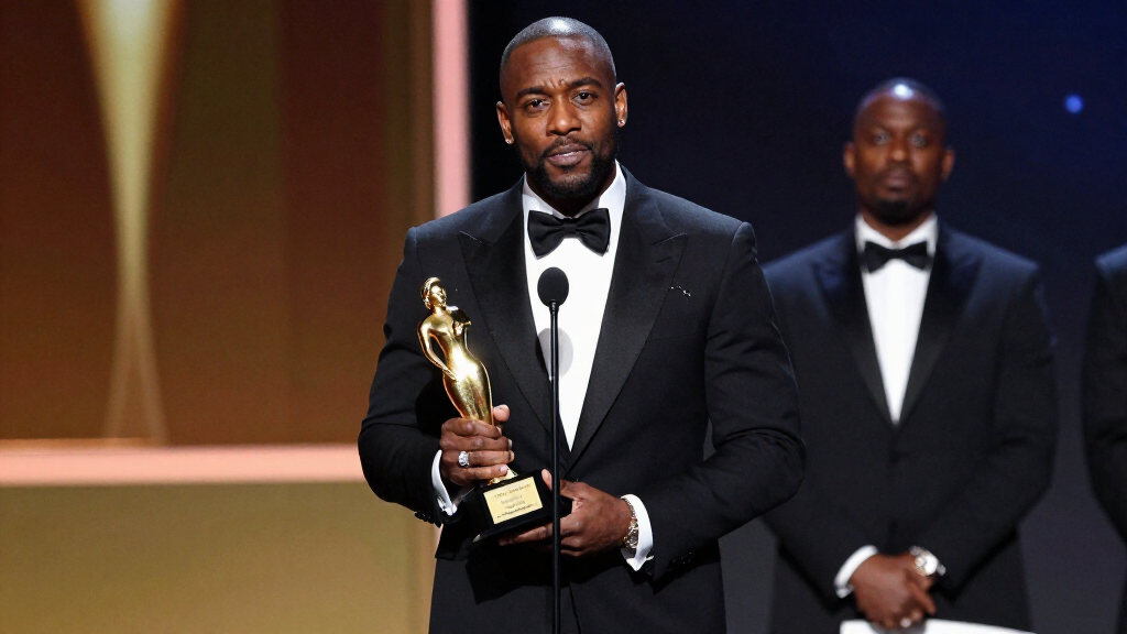 Kendrick Lamar at an awards ceremony