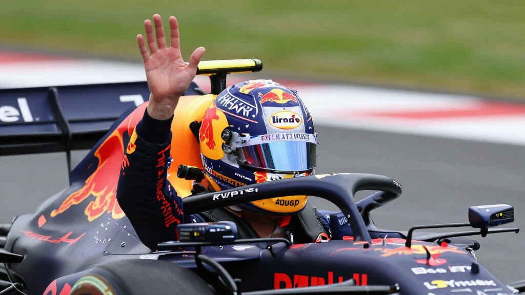 Max Verstappen celebrating F1 championship victory