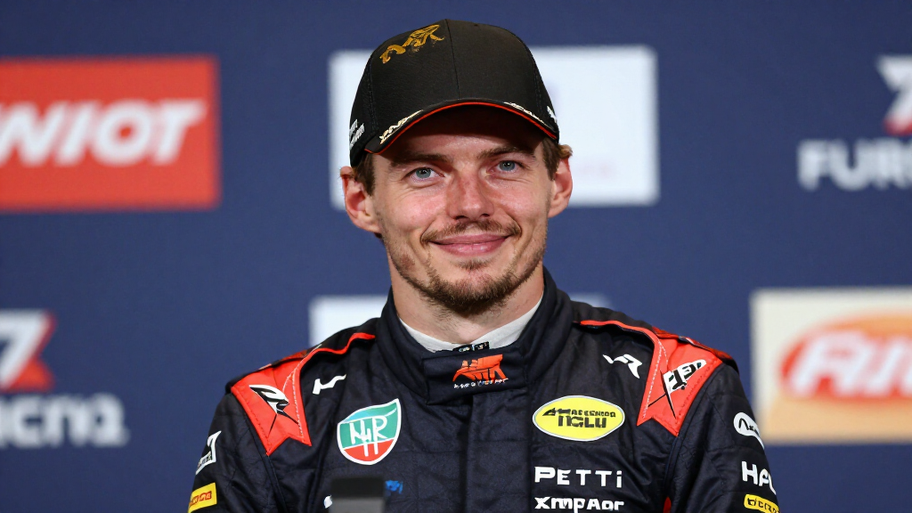 Max Verstappen professional portrait in racing suit