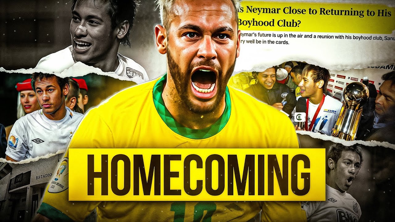 Neymar during his Santos FC career