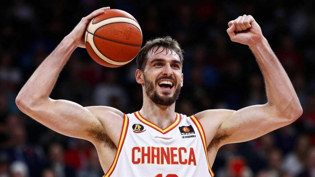 Serbian basketball international star