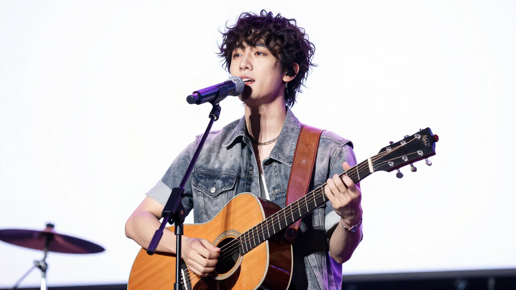 Shawn Mendes performing live on stage