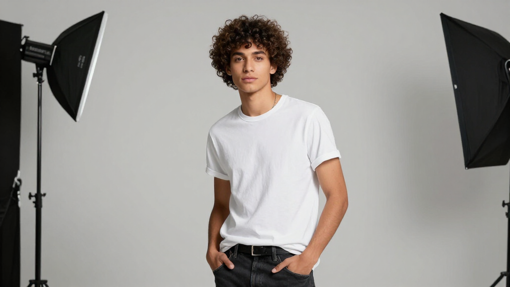 Shawn Mendes at a professional photoshoot