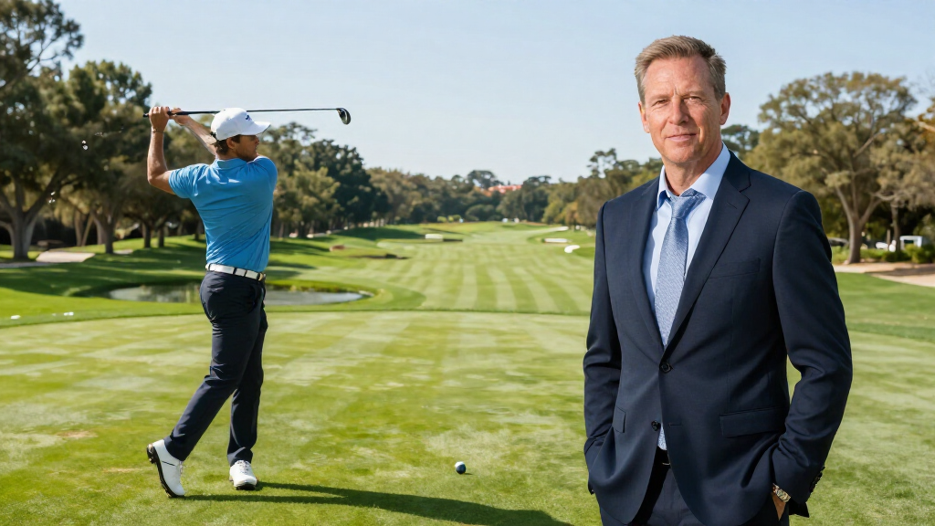 Sports business mogul with course design and brand partnerships