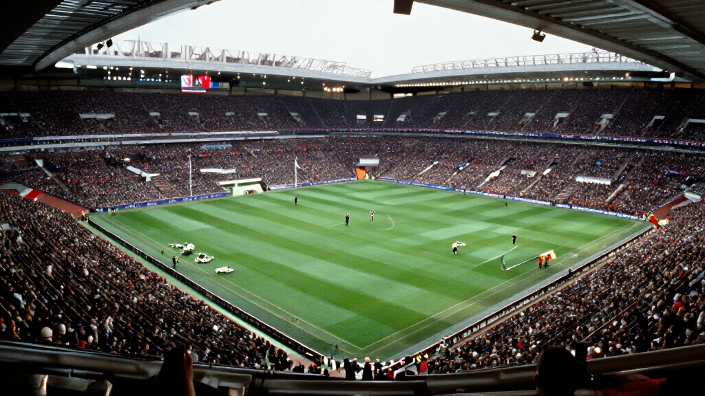 Alan Shearer at Newcastle United's St James Park stadium