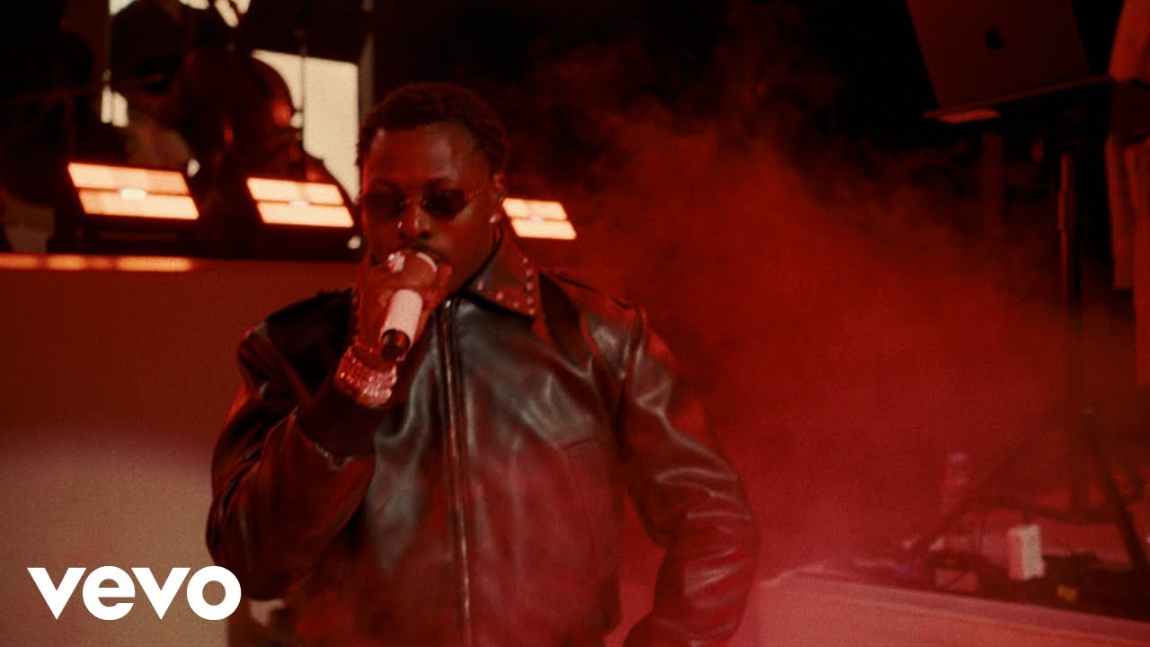 Asake performing on stage in Lagos