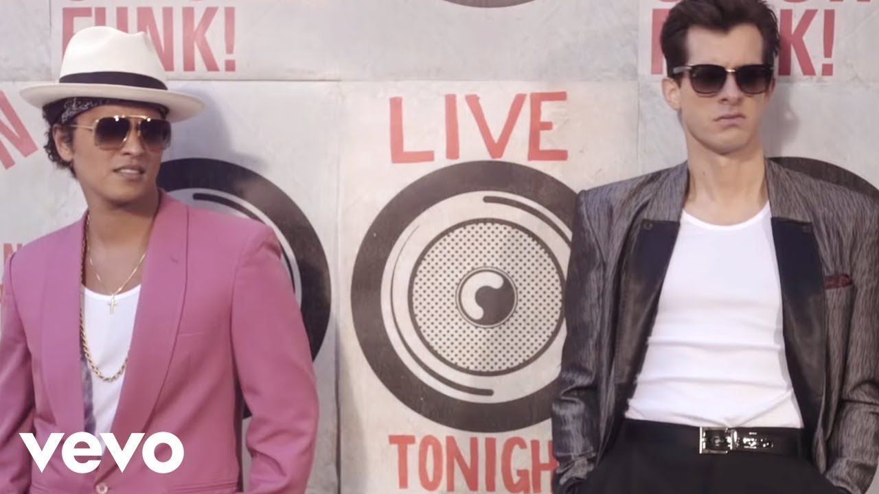 Bruno Mars performing Uptown Funk live