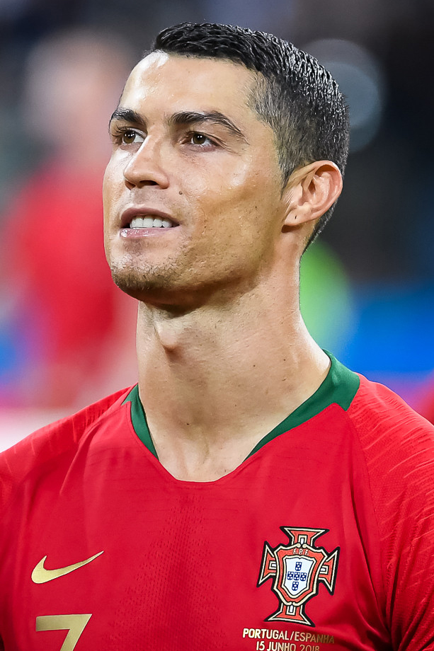 Cristiano Ronaldo professional footballer portrait 2018 Portugal