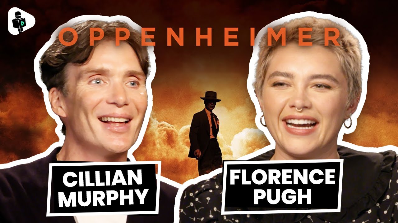 Florence Pugh at Oppenheimer premiere with Cillian Murphy