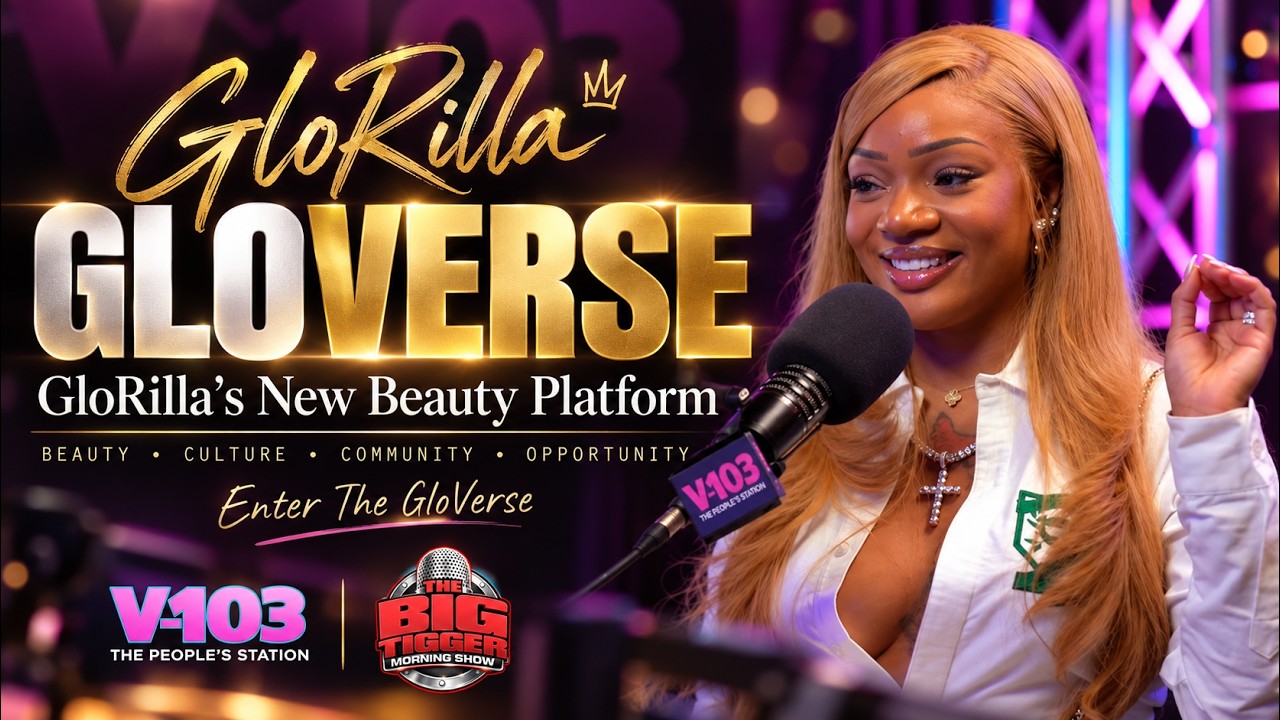 GloRilla at the GloVerse beauty brand launch event