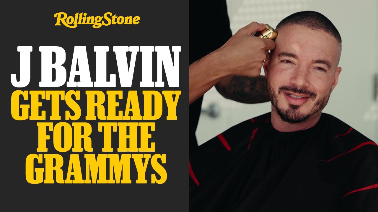 J Balvin preparing for the Grammy Awards with Rolling Stone