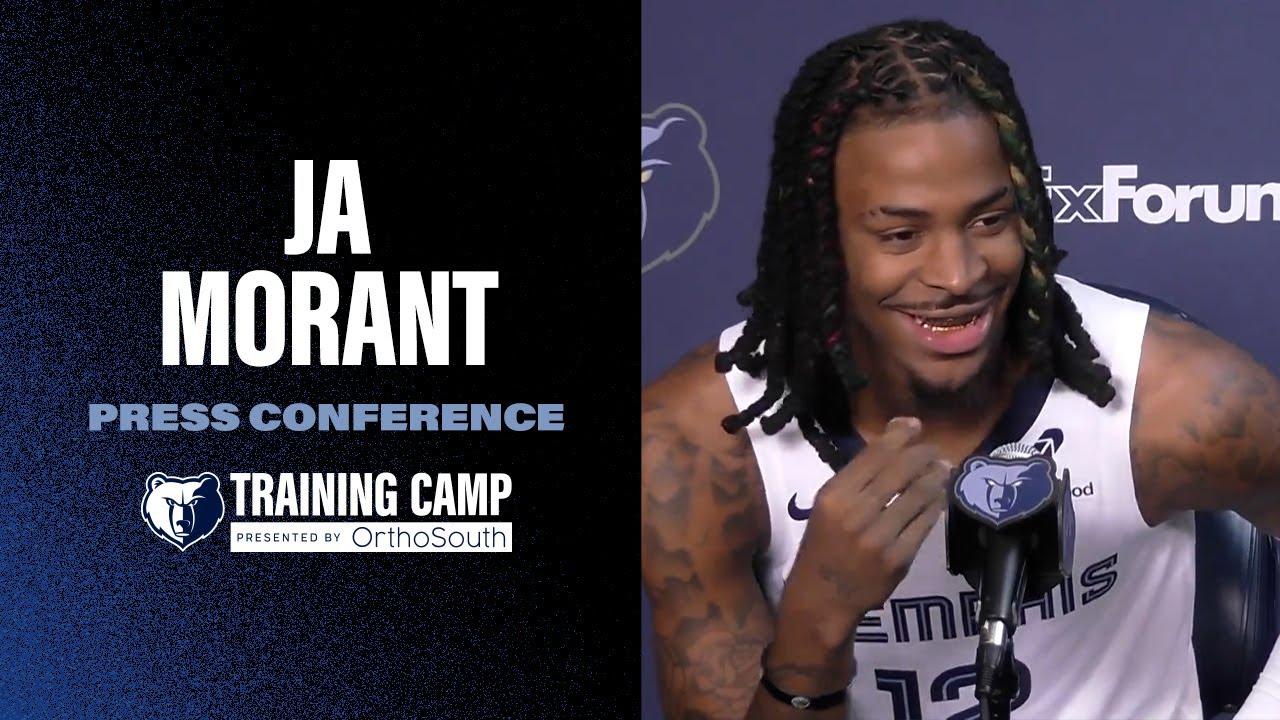 Ja Morant playing for Memphis Grizzlies